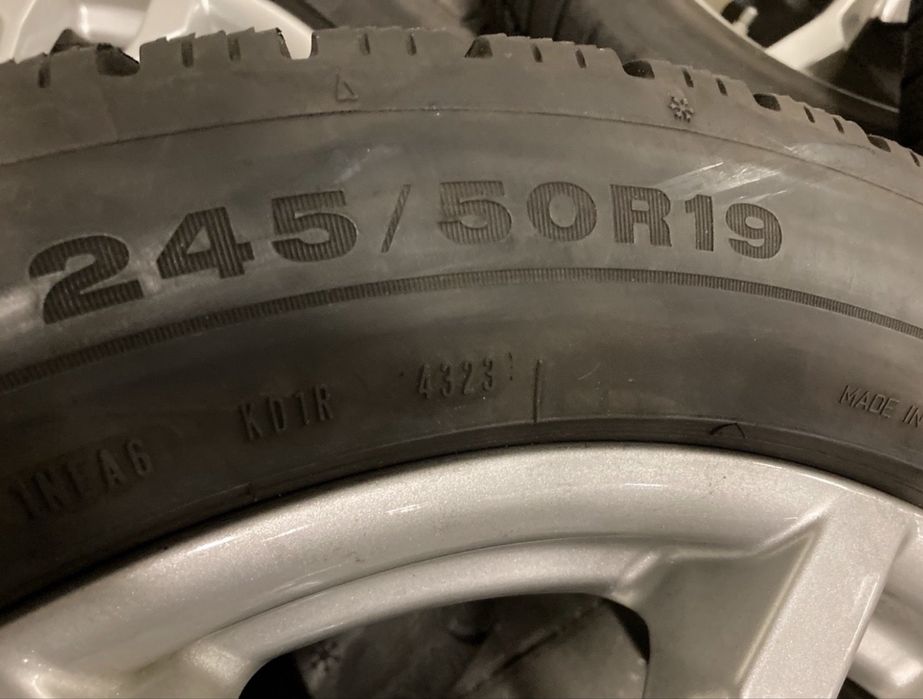 Jante BMW 19 X3 X4 G01 G02 245 50 19 iarna 6 mm DOT4323