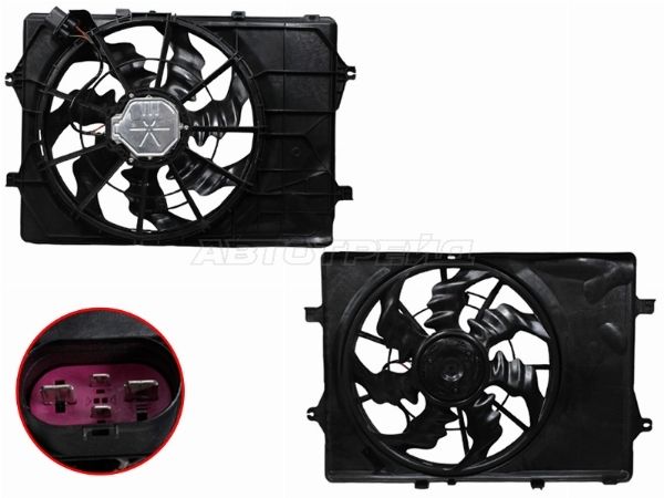 Диффузор радиатора основного Hyundai Tucson