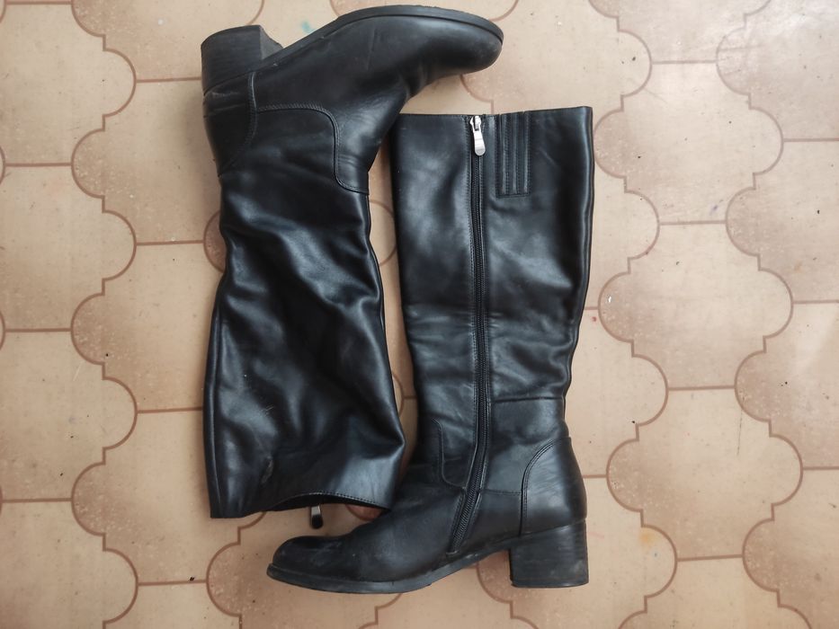 Сапоги из натуральной кожи