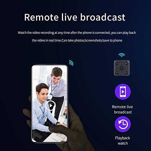 X6 Mini 1080P HD безжична IP WiFi камера, шпионска скрита камера