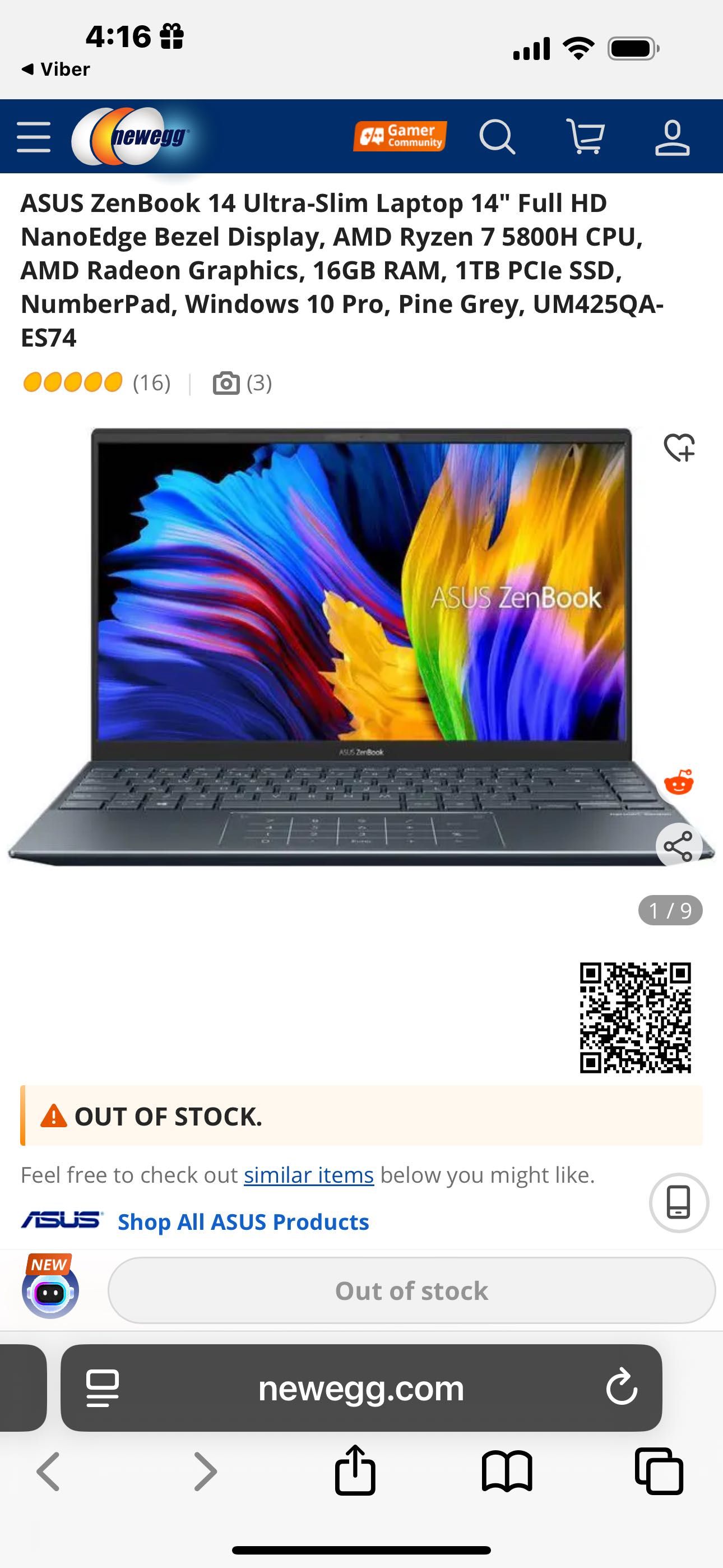 ASUS ZenBook 14 Laptop