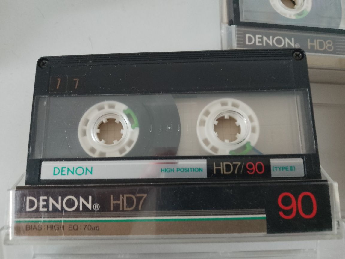 Casete audio cu Muzica -Denon HD 8 și Denon HD 7