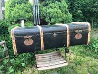 Антикварен  куфар карета, личен куфар на морски офицер