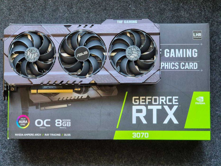 Placă video ASUS TUF Gaming GeForce RTX 3070, 8GB GDDR6