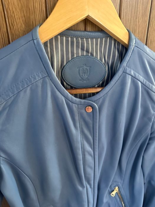 Geaca piele Massimo Dutti femei