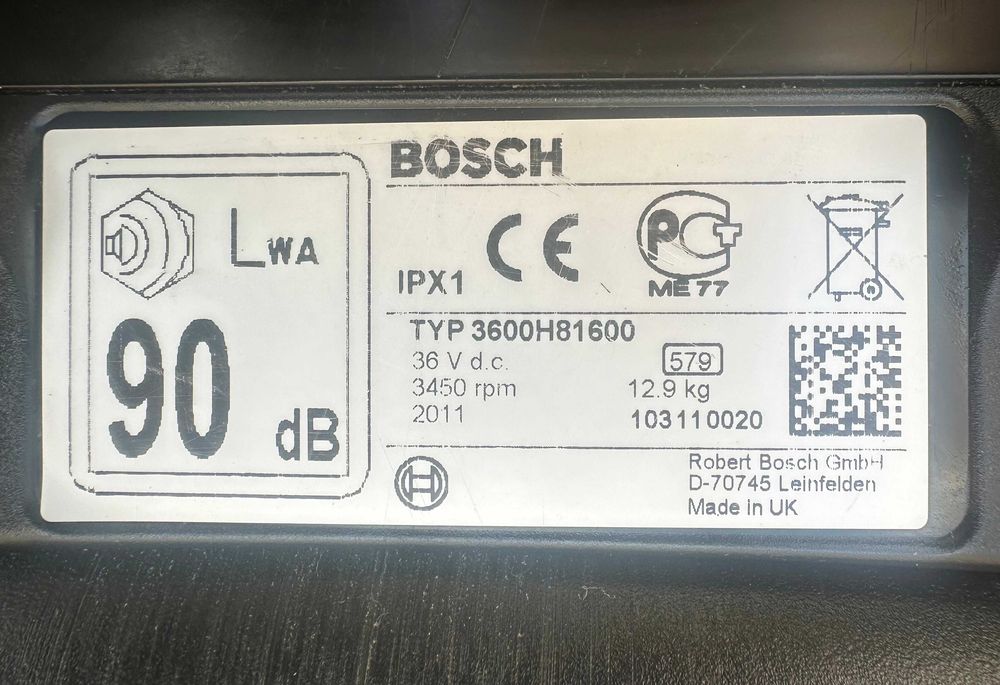BOSCH Rotak 34 Li - Акумулаторна косачка 36V