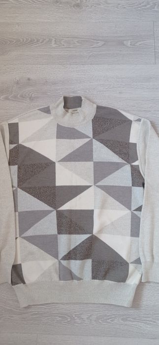 Мужской теплый зимний свитер