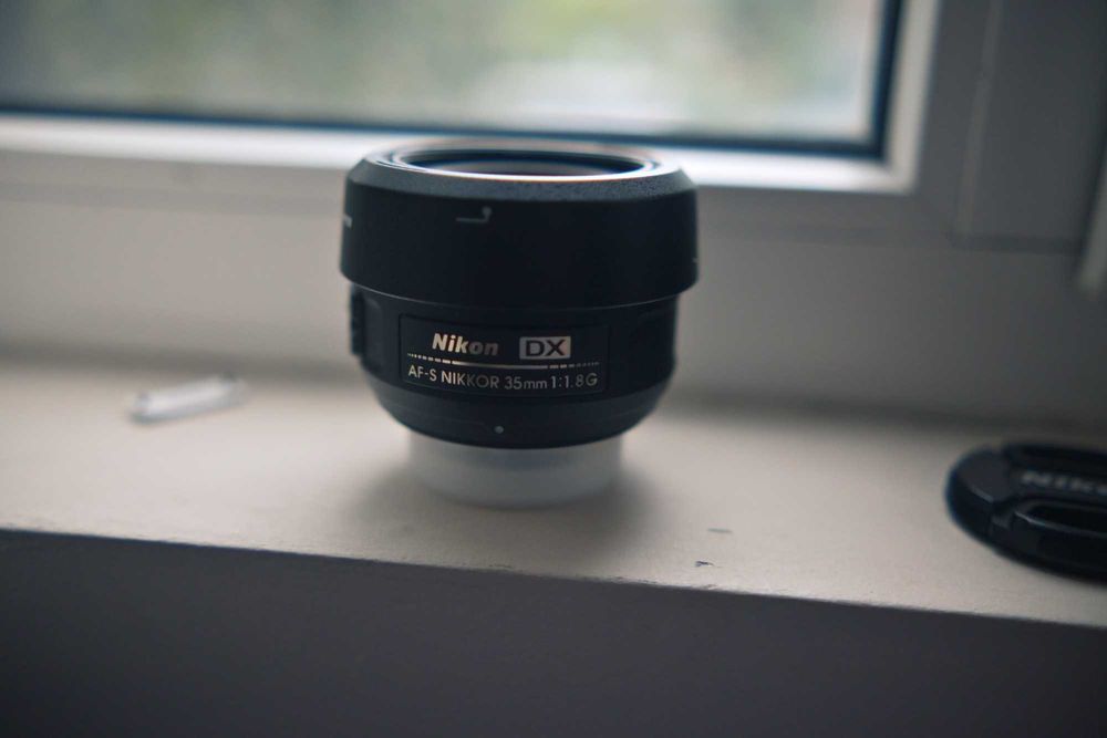 Nikon DX AF-S Nikkor 35mm 1:1.8G - чудесен избор и с FTZ