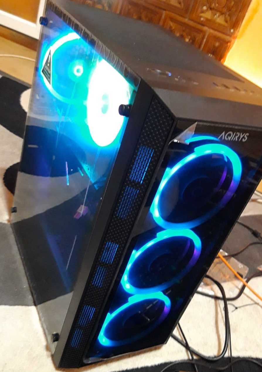 Pc gaming cu ryzen 7 8700f si video rtx 3070 de 8 gb ddr6/256 biti