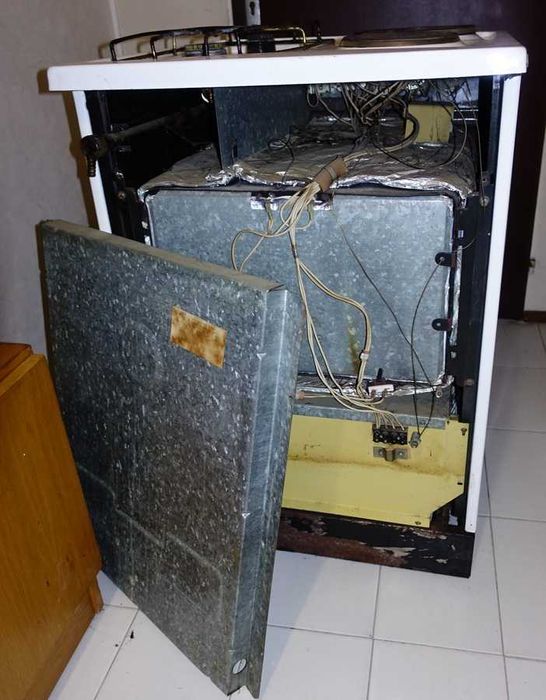 Готварска печка на ток и газ