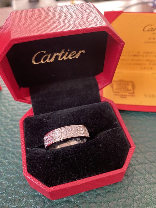 Inel Cartier - unisex , placat cu aur de 18K