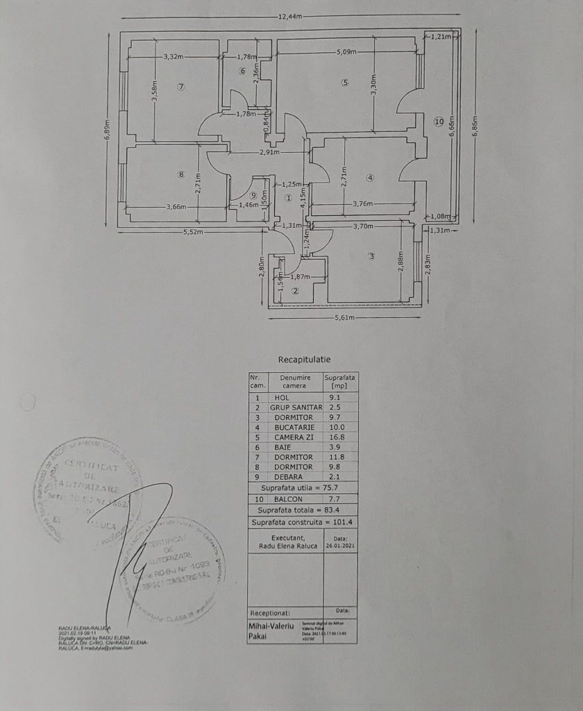 Apartament 4 camere