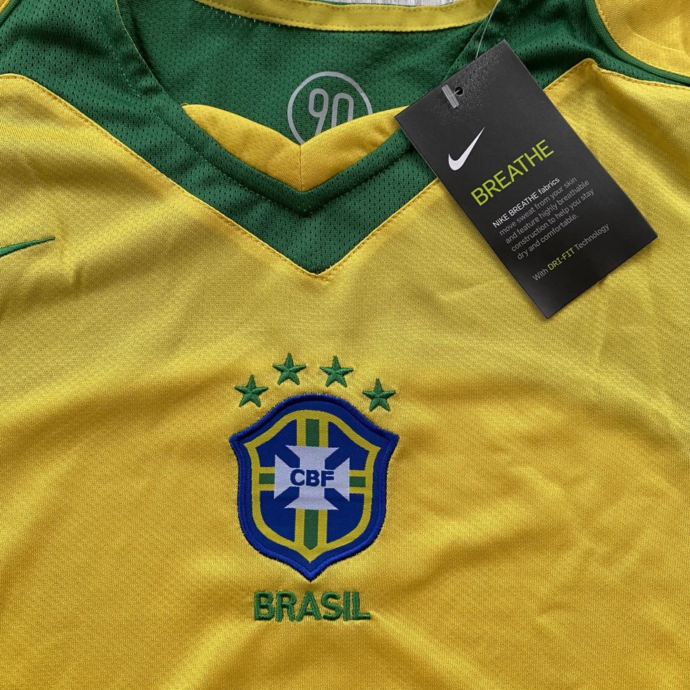 Tricou Fotbal Nike Brasil XL Galben