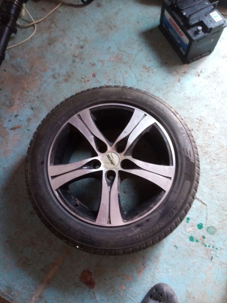 4 jante ford 5x108x16 cu anvelope