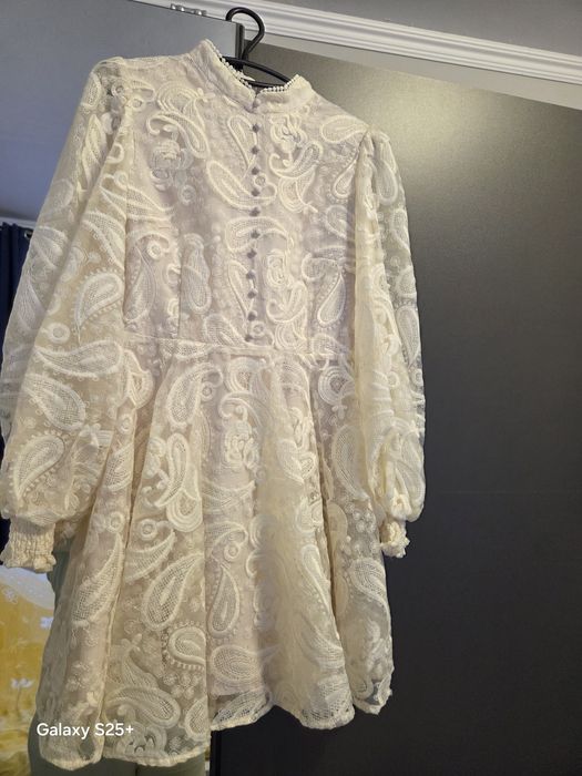 Дамска бяла рокля XS-S