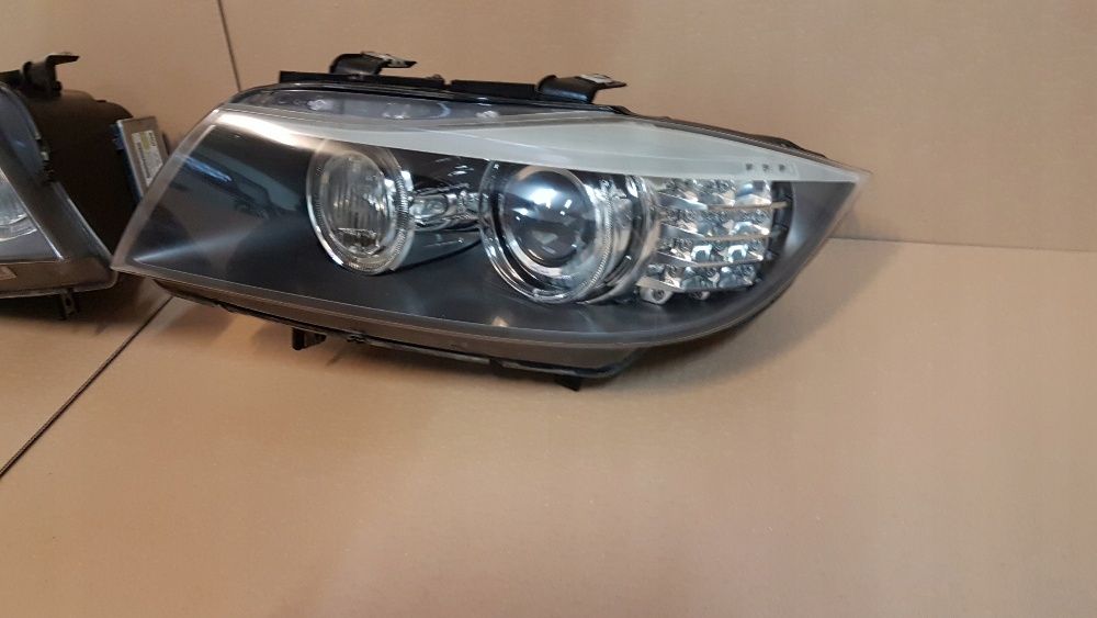 BMW 3 E90 E91 LCI far stanga dreapta faruri facelift bi-xenon adaptiv