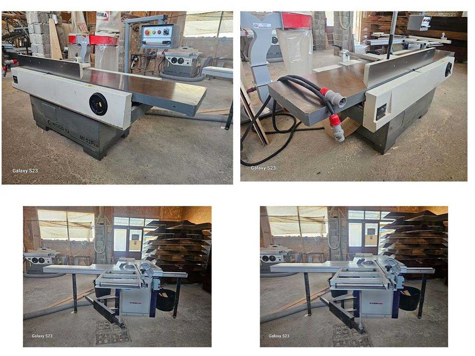 Vând echipamente profesionale pentru atelier de prelucrare a lemnului