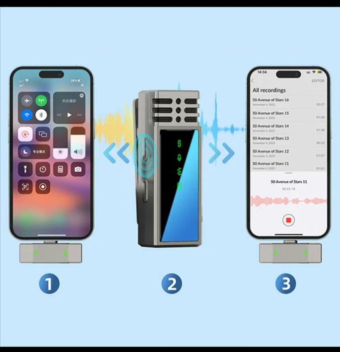 Беспроводная микрофонная система для мобильных устройств Jmary MW15