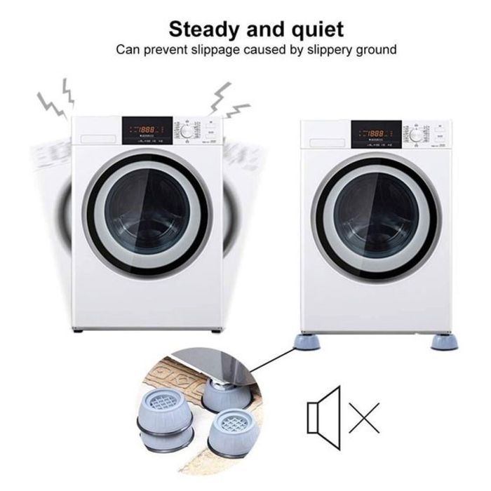 4 бр. Антивибрационни подложки, гумени крачена за пералня. Предотвратя