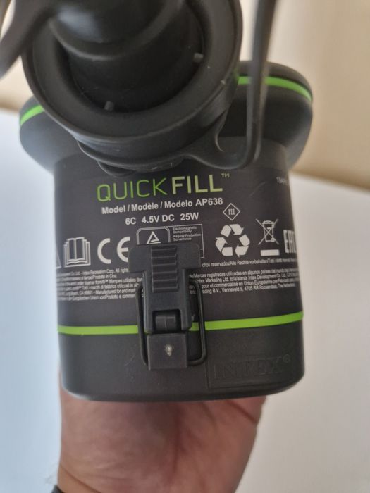 Pompa Intex Quick Fill pe baterii