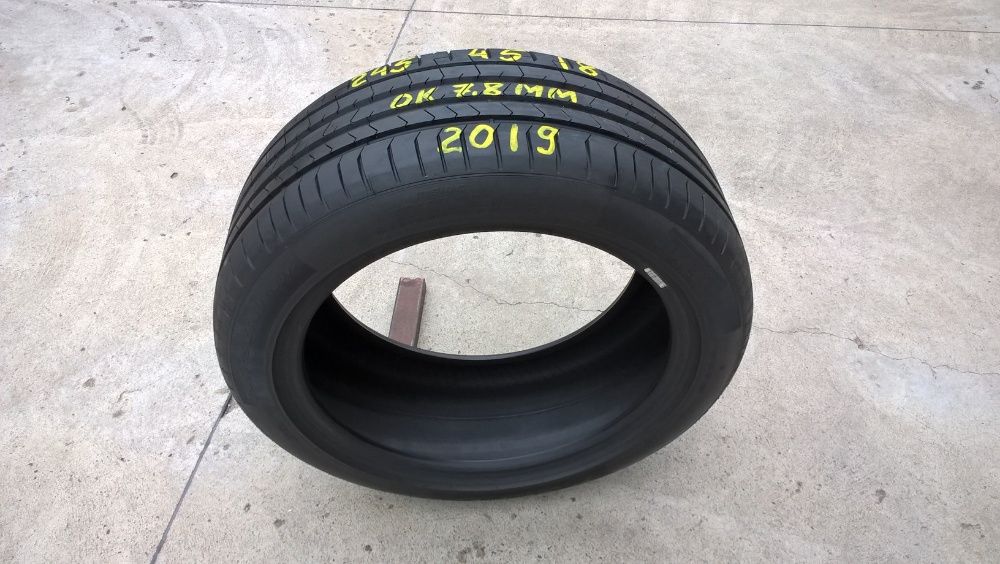 O anvelopa de vara 245 45 18 pirelli p zero SC 7,8 mm dot 2019