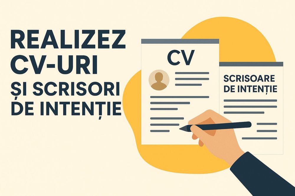 Realizez CV-uri si Scrisori de intentie