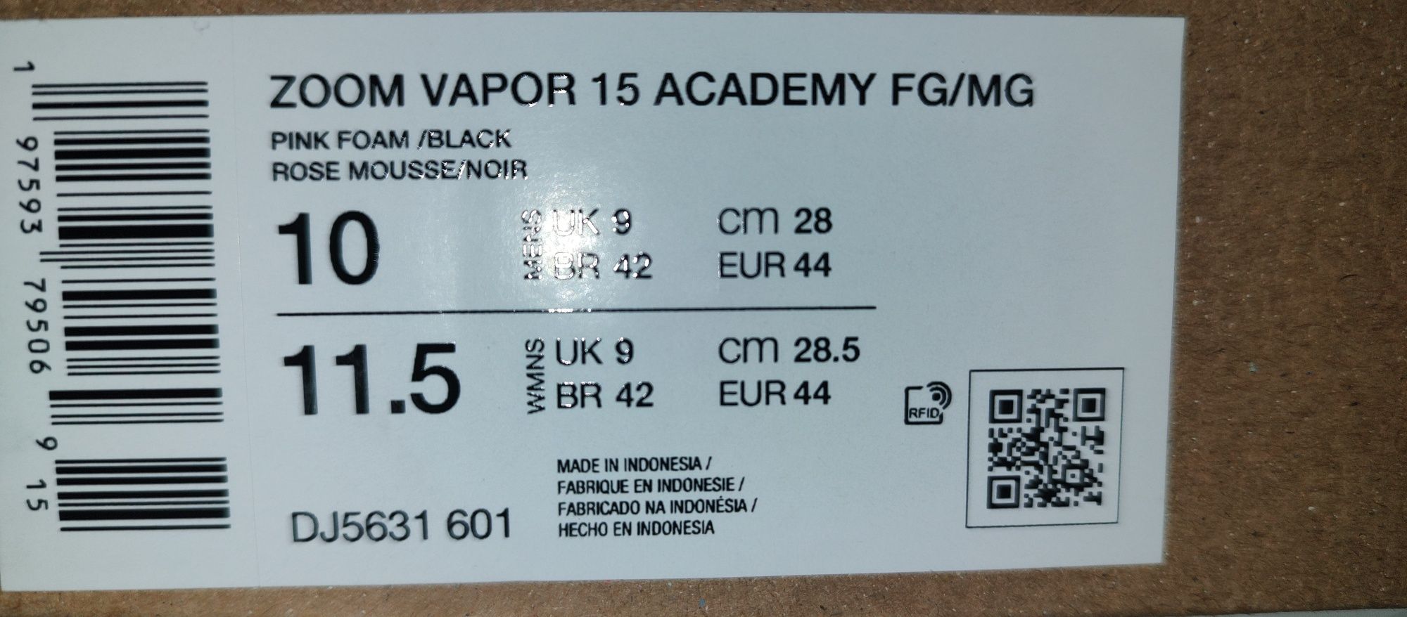 Ghete fotbal crampoane NOI Zoom Vapor 15 Academy marimea 44