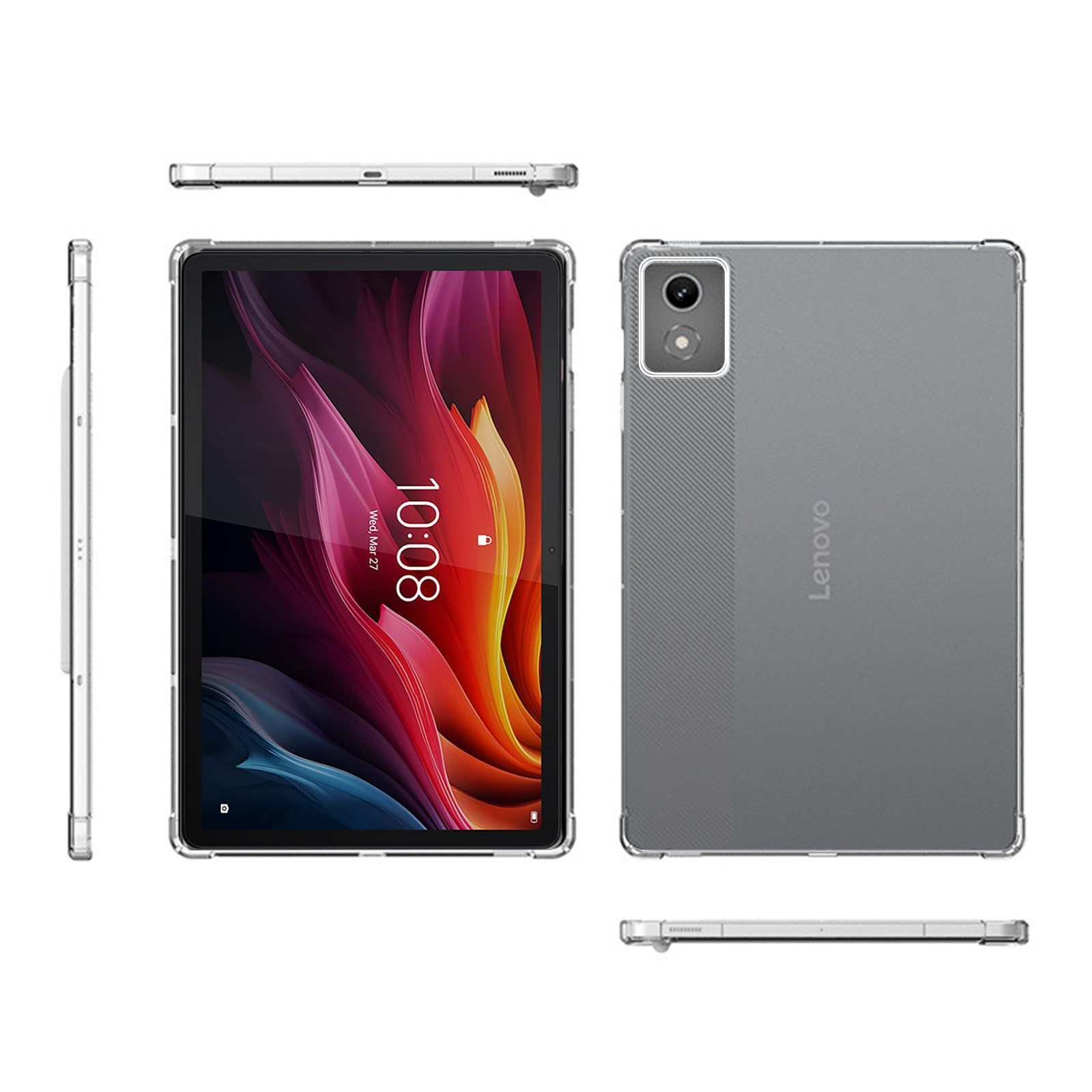 Lenovo Tab K11+ 11.45" 2024 / Усилен силиконов TPU кейс гръб за таблет