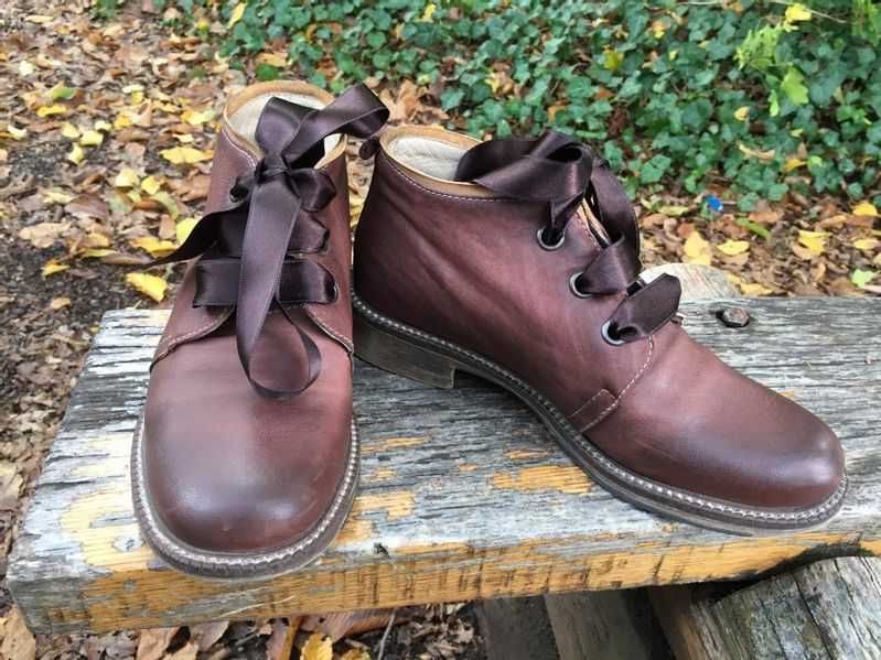 Боти естествена кожа