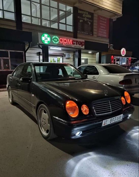 Мерседес Лупарик w210 бампер порог фара поворотник бампер решетка стек