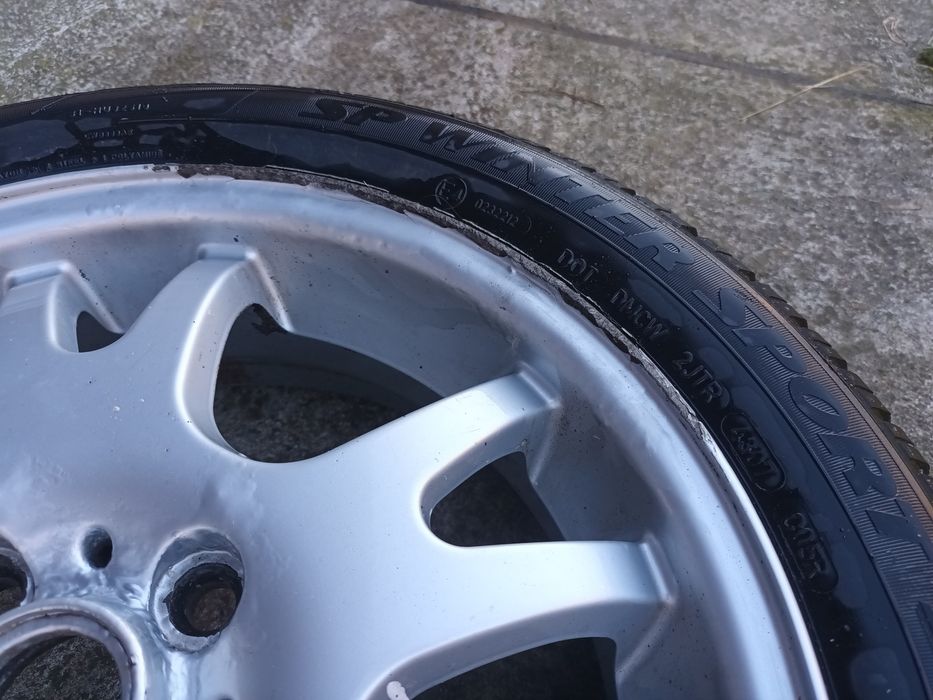 Genti aliaj + cauciucuri iarna Dunlop 175/60 R16