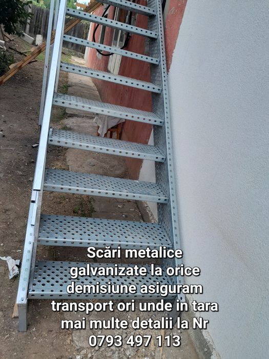 Scări metalice galvanizate la orice demisiune asiguram transport ori u