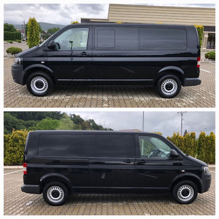 VW Transporter T5 lung 9locuri an 2010 2.0tdi 102cp cluma usi spate
