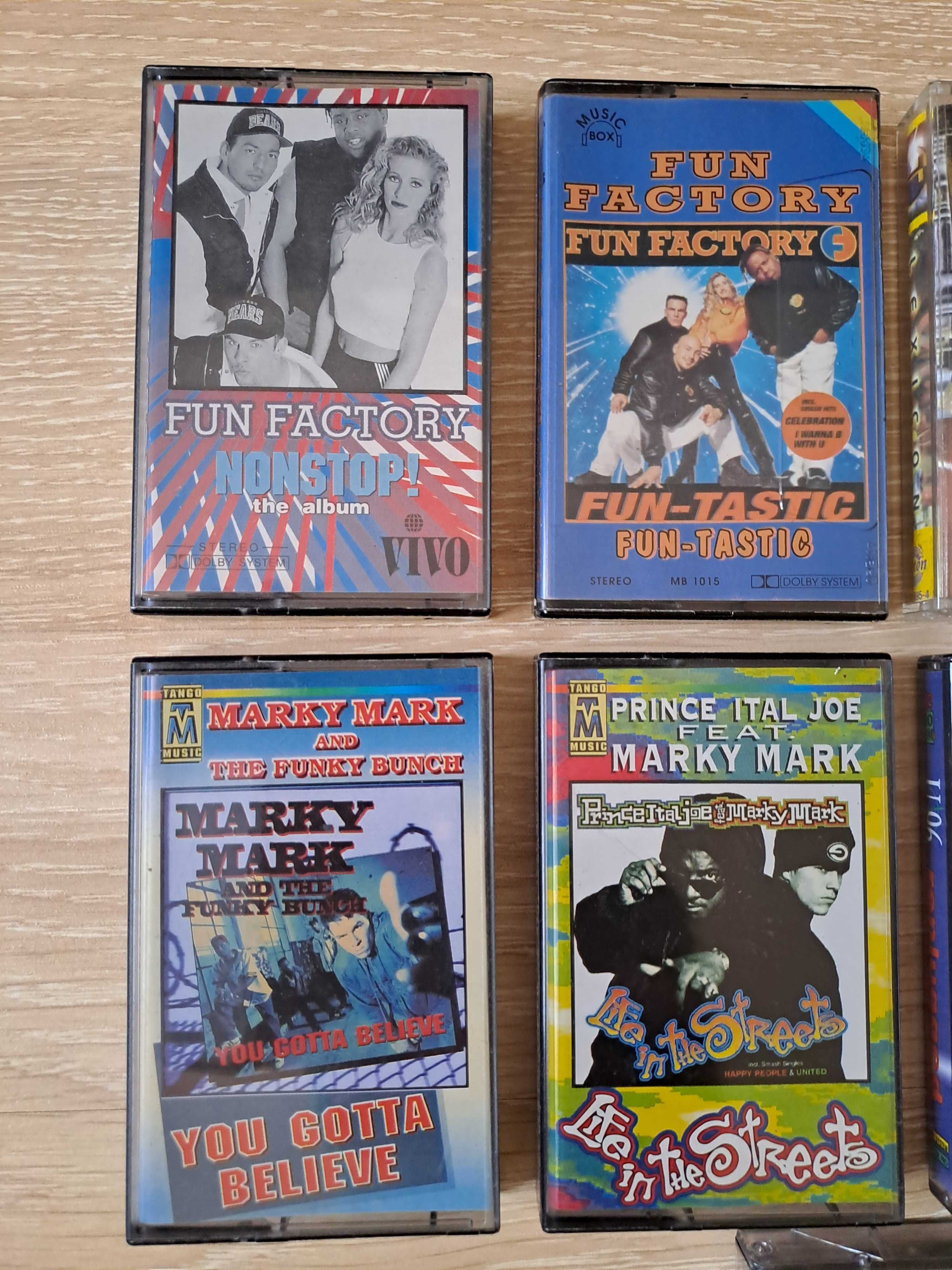 Lot 9 casete Eurodance anii '90- Fun Factory, T-Spoon, U96, Marky Mark