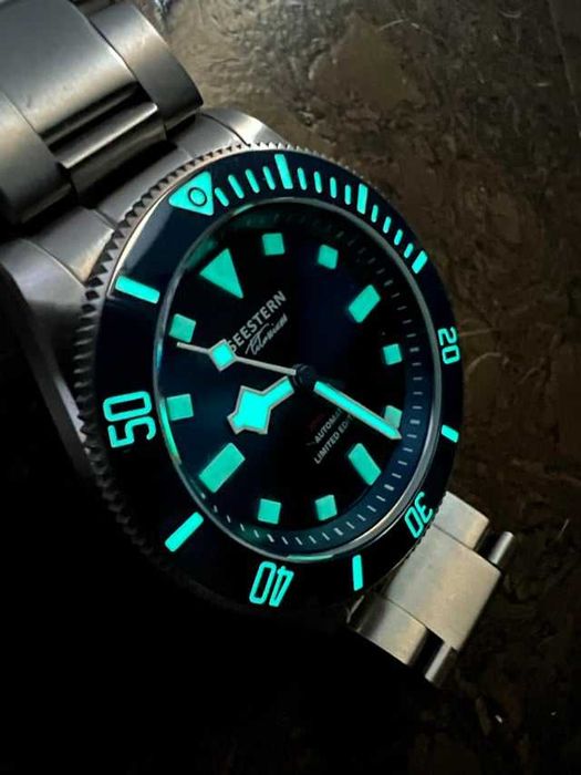Seestern automatic titanium V2 200m diver - Tudor Pelagos 39mm