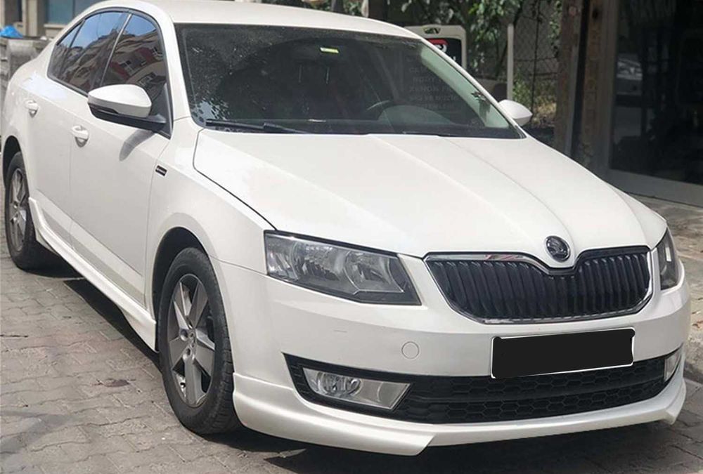 Преден лип спойлер за шкода октавия мк3 / skoda octavia lip spoiler