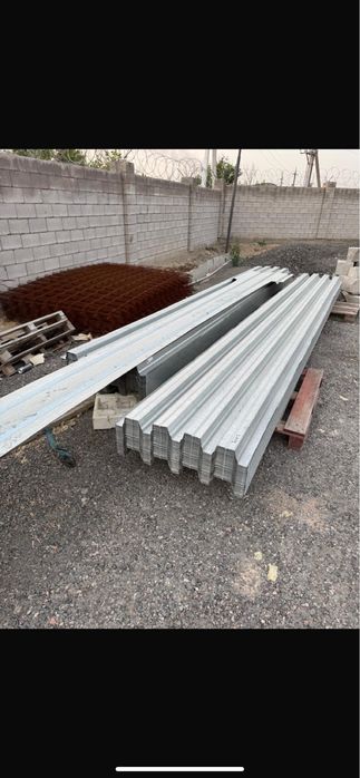 Профлист оцинкованный Н75-0,9 (86шт) пог. м