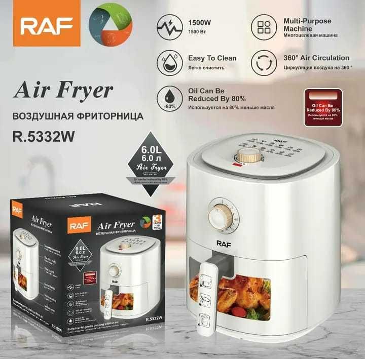 Friteuza Smart Air Fryer capacitate 6L 12 Programe aer cald fără ulei