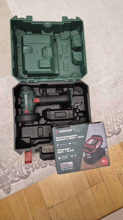 SUPER OFERTĂ! Flex PARKSIDE 20V + Baterie + Încărcător–NOU!