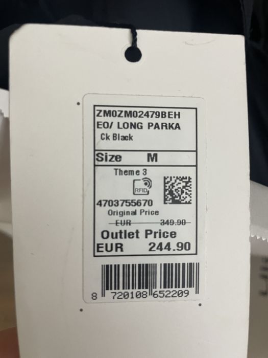 Geaca ORIGINALA de iarna cu puf pentru barbati, Calvin Klein NOUA