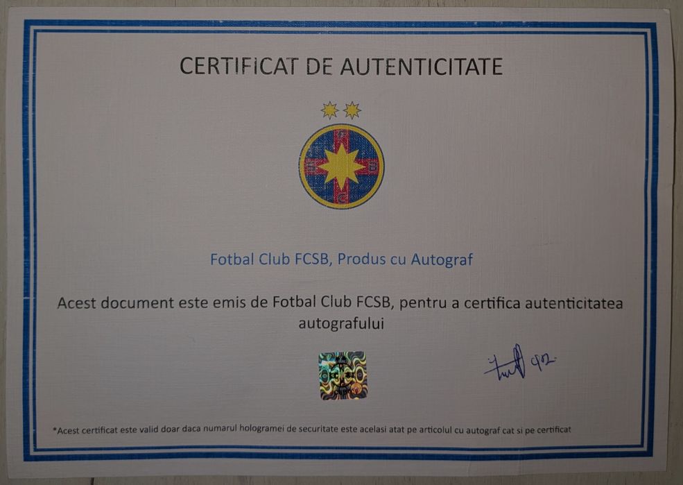 Tricou nike Steaua Bucuresti/ FCSB semnat