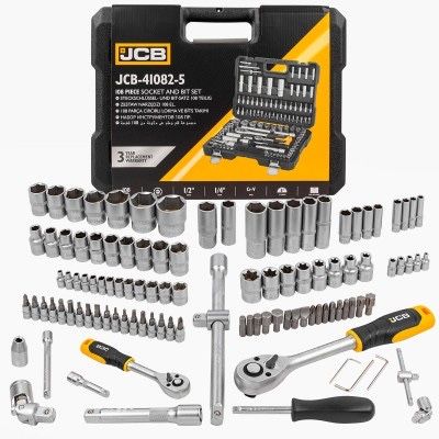 Гедоре 108 части 1/2” и 3/4”  JCB TOOLS