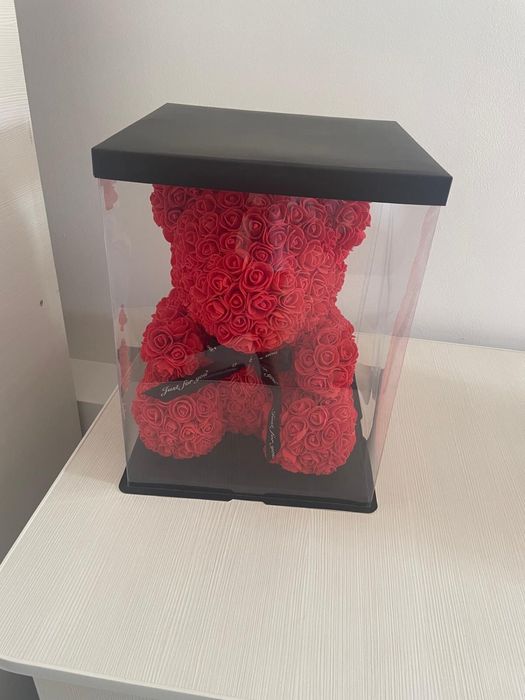 Ursuleti si inima din trandafiri de sapun