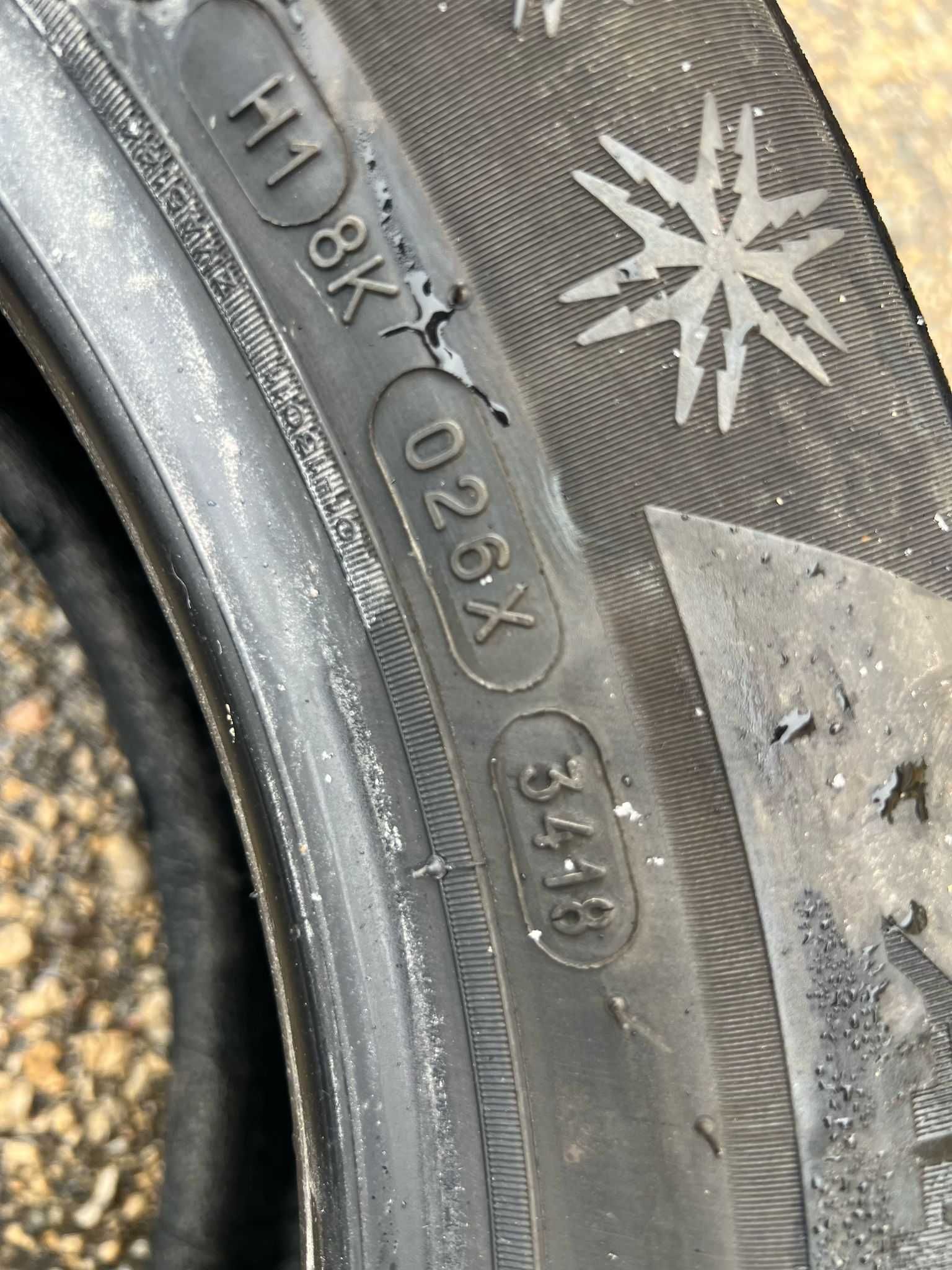 Зимни Гуми 225 55 17 Michelin Alpin 5 DOT 3418 без лепенки и фитили