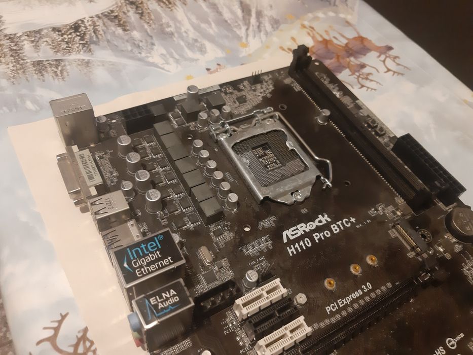 Placa De Baza  Veche ASROCK H110 Pro BTC +