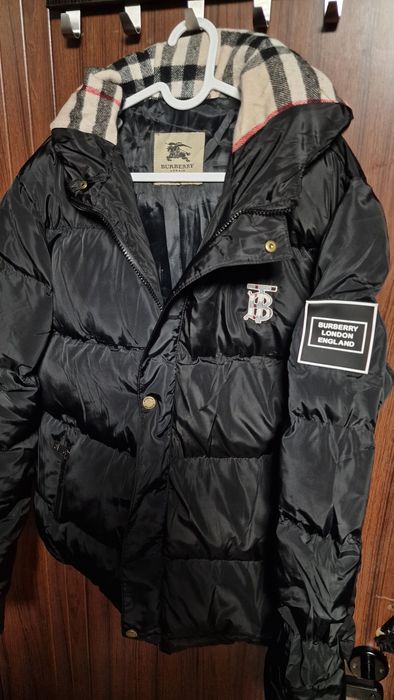 Geaca barbati burberry groasa de iarna cadoul perfect