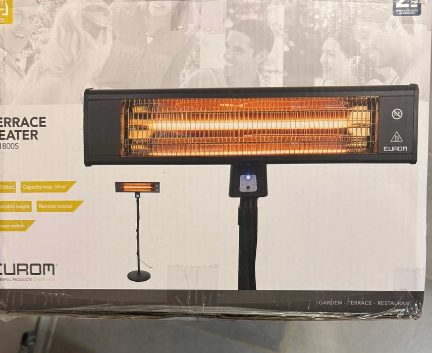Incalzitor electric pentru terasa EUROM, TH1800S, 15 m² nou nefolosit!