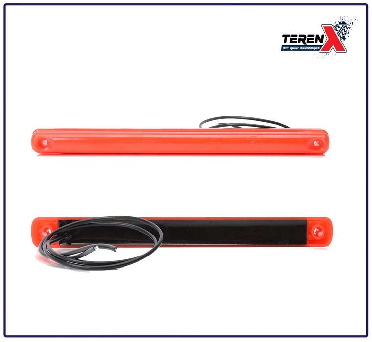 Lampă lumină poziție spate WAS 770 - 12-24V, culoare roșu mat