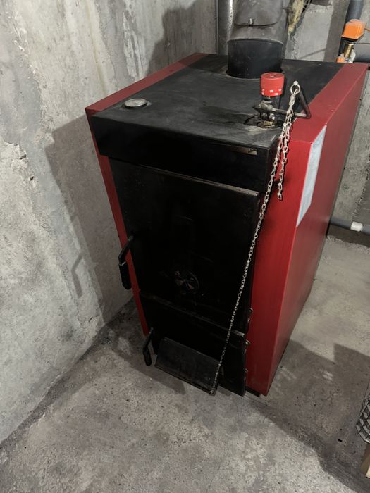 Cazan pe lemne din otel 30 kw Dunatechnik