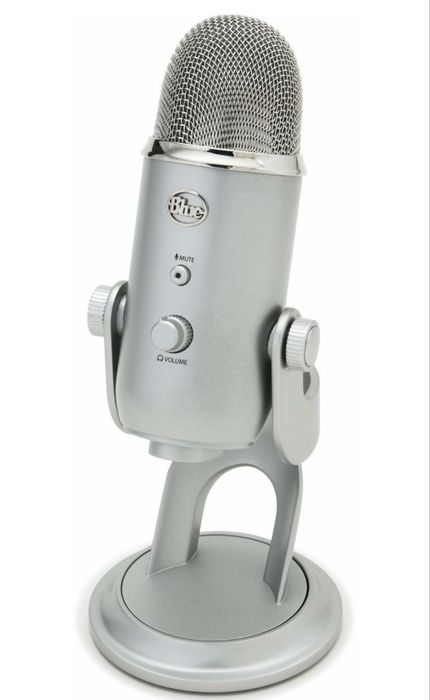 Продам микрофон blue yeti в серебристом цвете